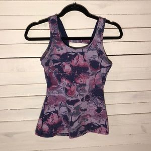 Artsy Purple Actra Workout Tank